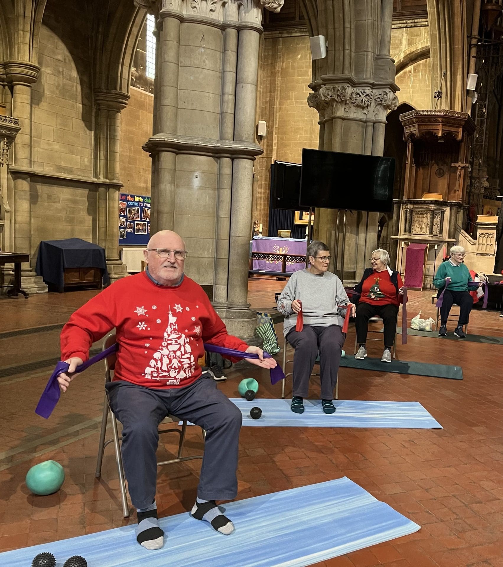 Lucy Purrier Physio Pilates chair pilates class